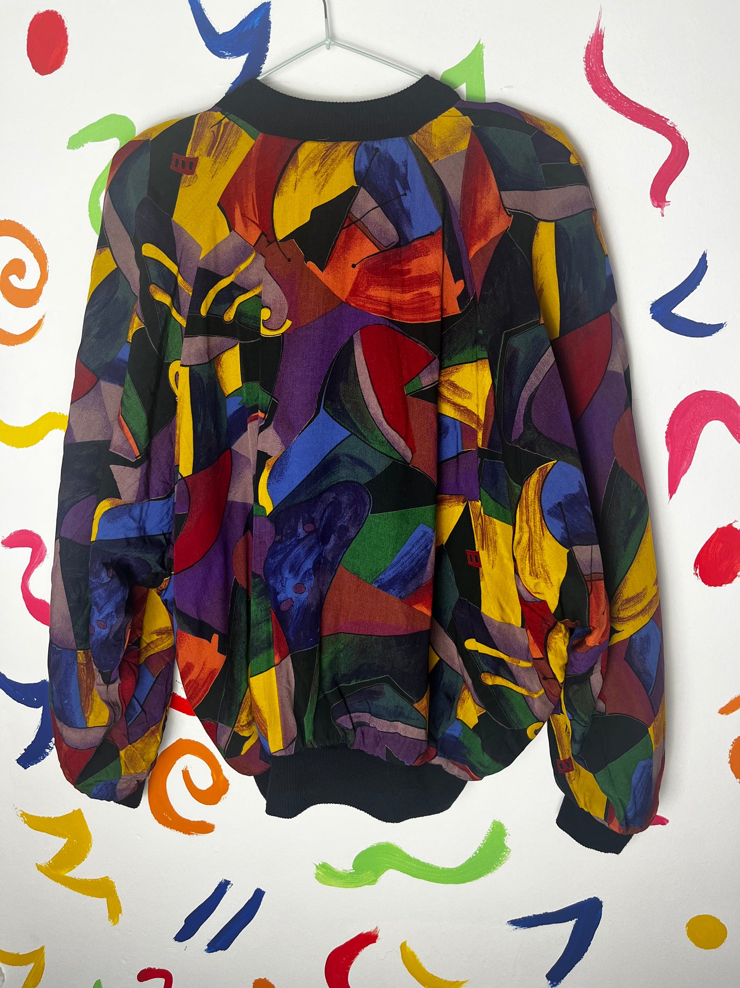 Colourful bomber jacket