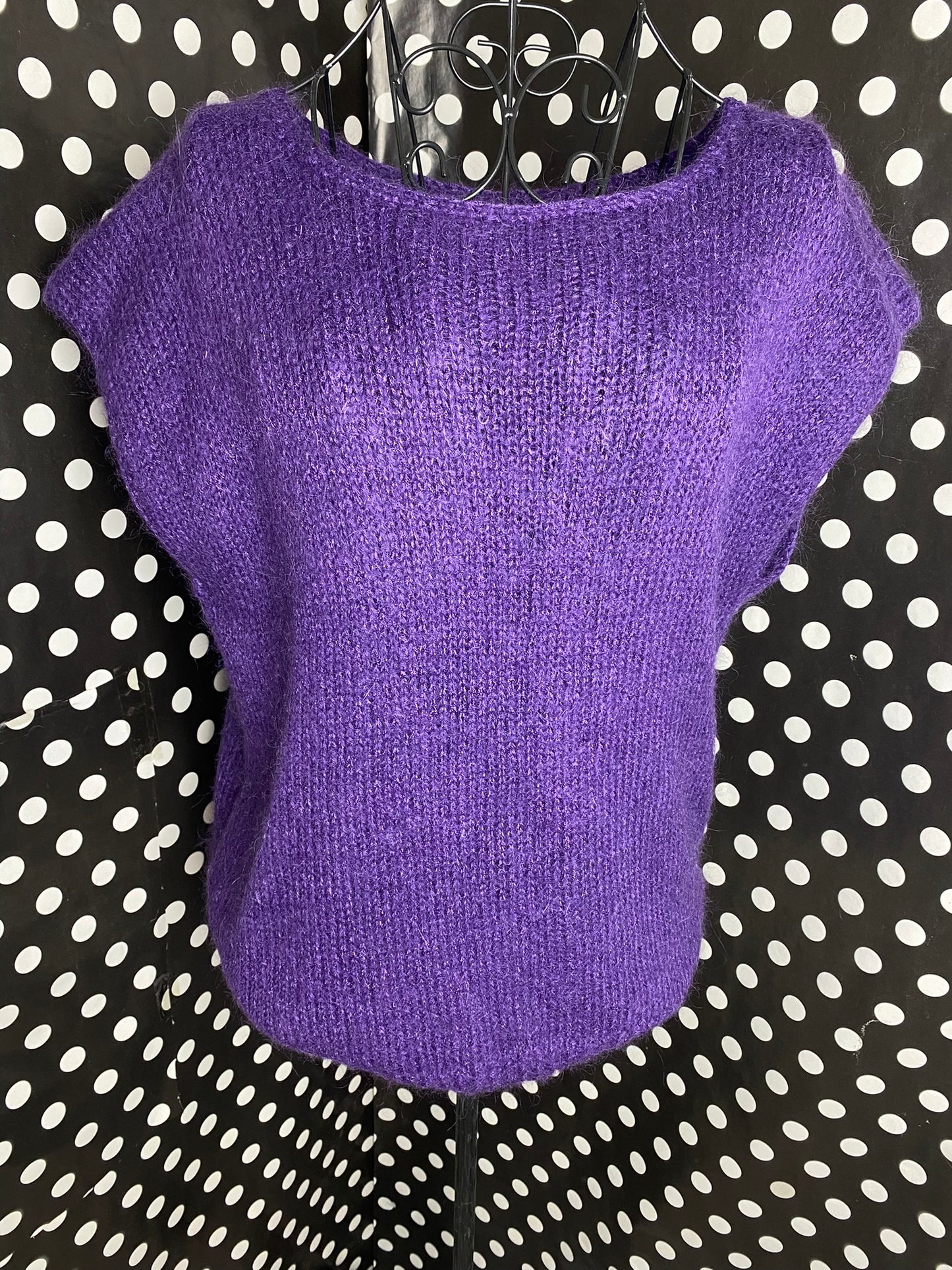 Purple sweater vest