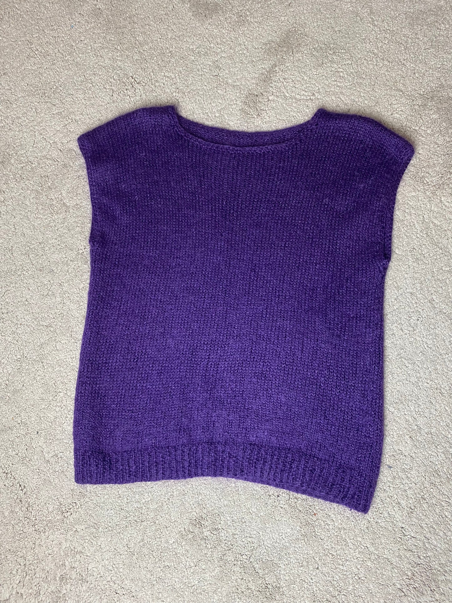 Purple sweater vest